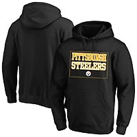 Men's Fanatics  Black Pittsburgh Steelers Big & Tall Fleece Hoodie