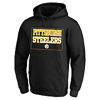 Men's Fanatics  Black Pittsburgh Steelers Big & Tall Fleece Hoodie