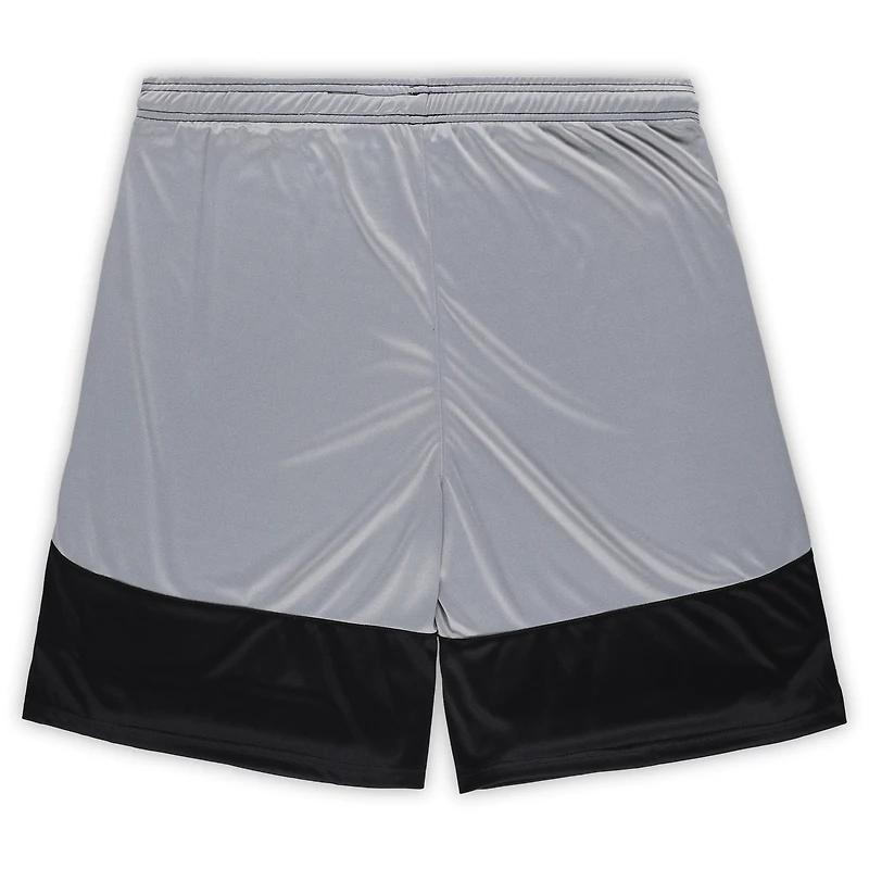Short noir avec logo de l'équipe Fanatics Pittsburgh Steelers Big & Tall pour hommes