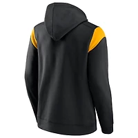 Sweat à capuche noir Fanatics pour hommes des Steelers de Pittsburgh Call The Shot