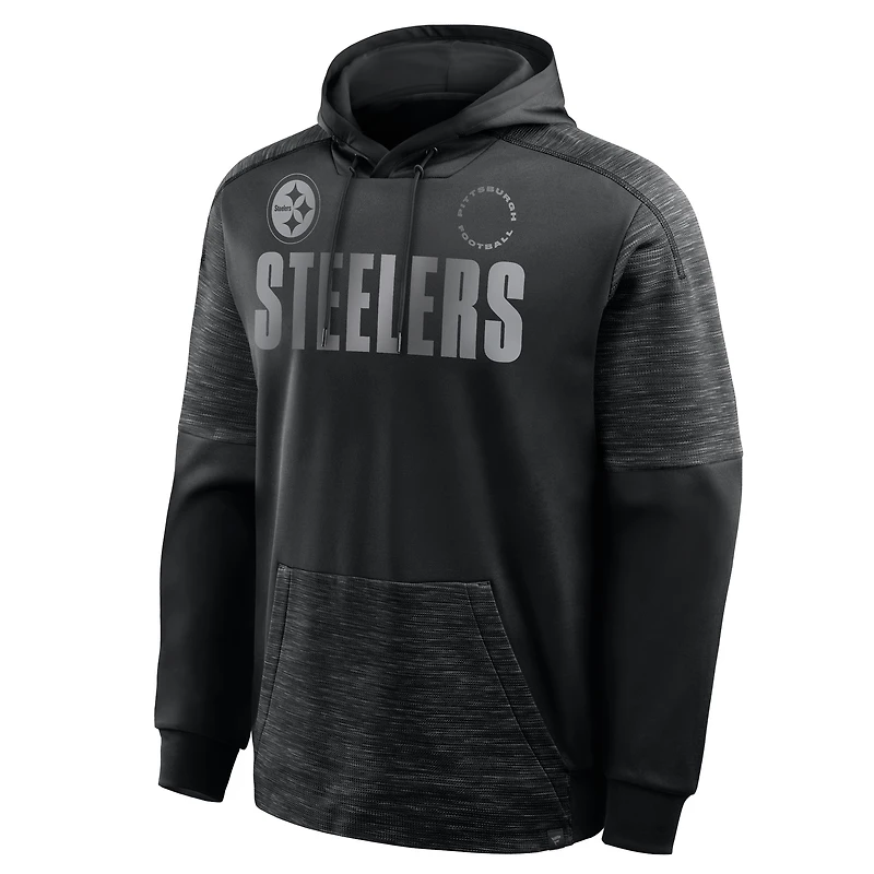 Men's Fanatics Black Pittsburgh Steelers Chip Shot Pullover Hoodie