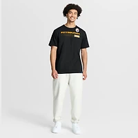 T-shirt noir Fanatics pour homme, motif Chop Block Legacy des Pittsburgh Steelers