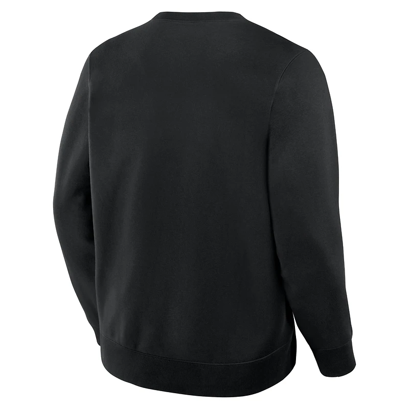 Sweat-shirt noir Fanatics pour homme, motif Legacy Direct Handoff des Pittsburgh Steelers