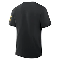 Men's Fanatics Black Pittsburgh Steelers Elevated Classic Legacy T-Shirt