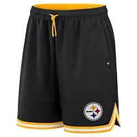 Men's Fanatics Black Pittsburgh Steelers Fearless Drive Shorts