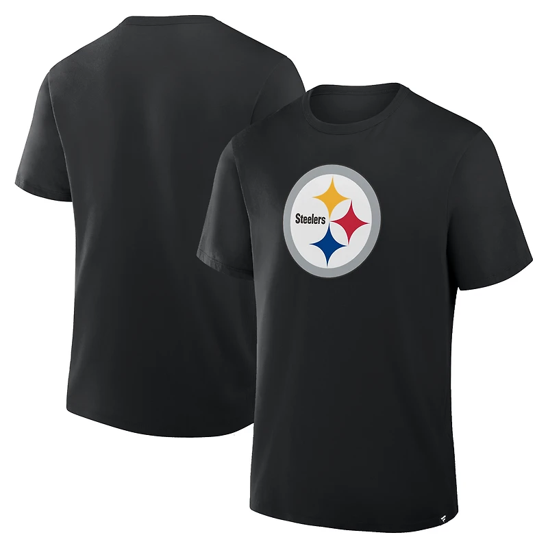 Men's Fanatics Black Pittsburgh Steelers Field Goal Legacy T-Shirt