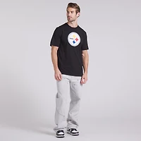 Men's Fanatics Black Pittsburgh Steelers Field Goal Legacy T-Shirt