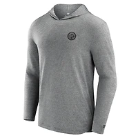 T-shirt à capuche léger Fanatics pour hommes, noir, Pittsburgh Steelers, Front Office Tech