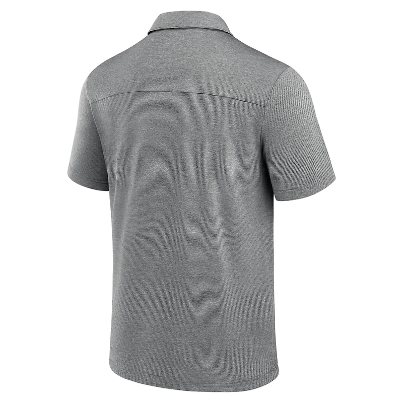 Polo technique noir Fanatics pour homme des Pittsburgh Steelers
