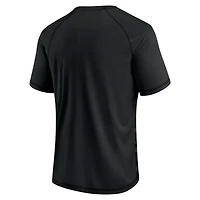 T-shirt noir Fanatics Pittsburgh Steelers Hail Mary Defender Raglan pour hommes