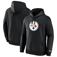 Sweat à capuche en polaire Legacy des Pittsburgh Steelers Fanatics pour hommes, noir