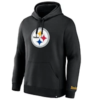 Sweat à capuche en polaire Legacy des Pittsburgh Steelers Fanatics pour hommes, noir