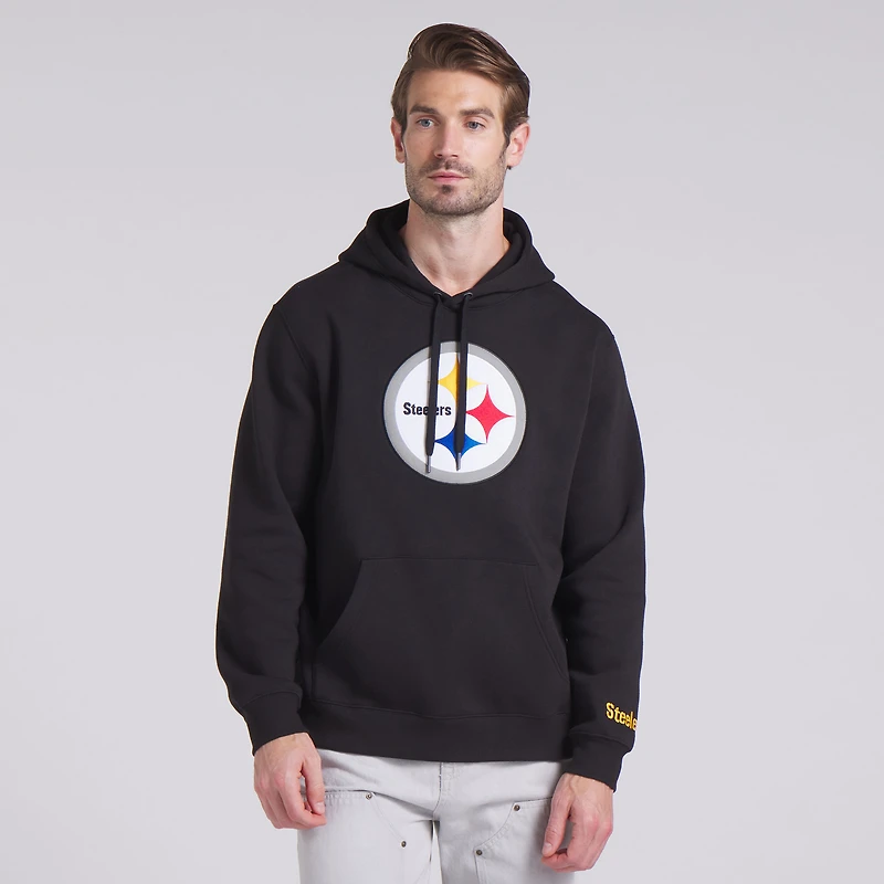 Sweat à capuche en polaire Legacy des Pittsburgh Steelers Fanatics pour hommes, noir