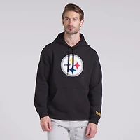 Sweat à capuche en polaire Legacy des Pittsburgh Steelers Fanatics pour hommes, noir