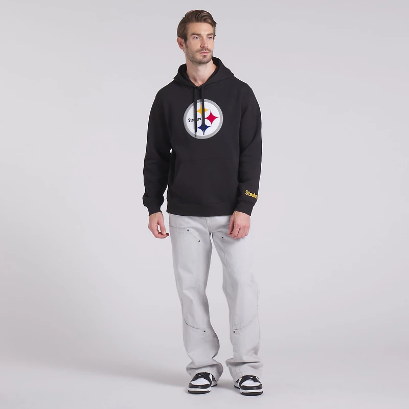 Sweat à capuche en polaire Legacy des Pittsburgh Steelers Fanatics pour hommes, noir