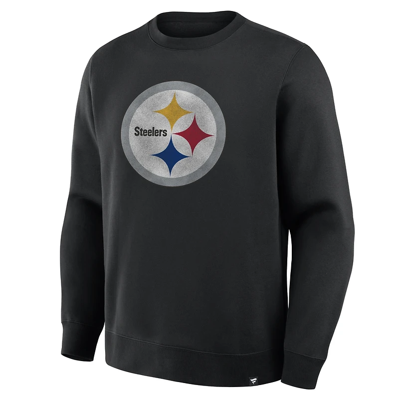 Men's Fanatics Black Pittsburgh Steelers Legacy Sweatshirt
