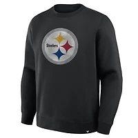 Men's Fanatics Black Pittsburgh Steelers Legacy Sweatshirt