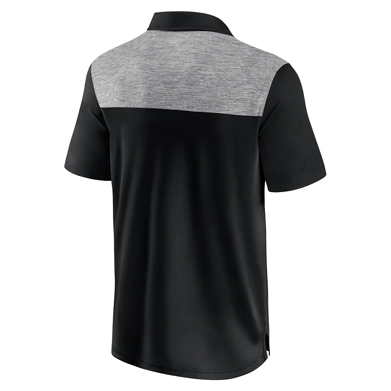 Polo noir Fanatics Pittsburgh Steelers Long Shot pour hommes