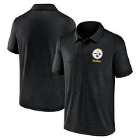 Men's Fanatics Black Pittsburgh Steelers Making Waves Polo