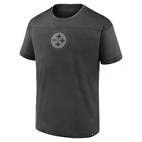 Men's Fanatics Black Pittsburgh Steelers Mini Tonal T-Shirt