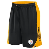 Men's Fanatics Black Pittsburgh Steelers No Defense Shorts