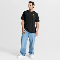 T-shirt noir Fanatics pour homme avec poche passe des Steelers de Pittsburgh
