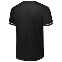 Maillot à boutons complets Pop des Pittsburgh Steelers Fanatics pour hommes, noir