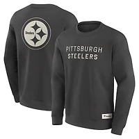 Sweat-shirt à capuche pour homme Fanatics Charcoal Pittsburgh Steelers Elements Future Ground Lettering