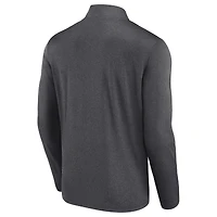 Pull à fermeture éclair quart de tour Fanatics pour homme, couleur charbon, des Pittsburgh Steelers