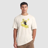 Men's Fanatics  Cream Pittsburgh Steelers Slub T-Shirt