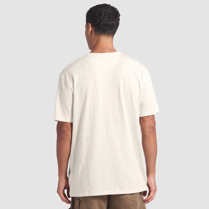 Men's Fanatics  Cream Pittsburgh Steelers Slub T-Shirt