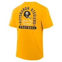 Men's Fanatics Gold Pittsburgh Steelers Fluid Motion Legacy T-Shirt