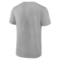 T-shirt hypocycloïde drapeau allemand des Steelers de Pittsburgh pour hommes Fanatics Grey