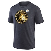 T-shirt Sporting Chance des Pittsburgh Steelers Fanatics Heathered Charcoal pour hommes