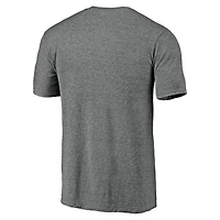 T-shirt pour hommes Fanatics Branded Heathered Grey Pittsburgh Steelers Team Block Party Square Off Tri-Blend