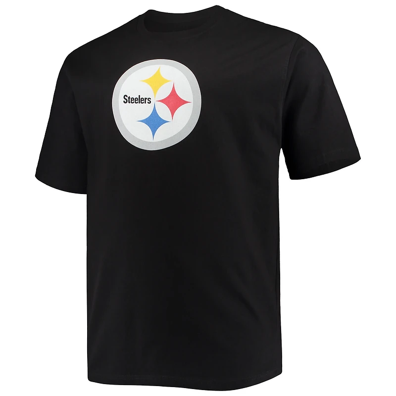 Fanatiques pour hommes T.J. Watt Black Pittsburgh Steelers Big & Tall T-shirt avec nom et numéro de joueur