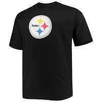 Fanatiques pour hommes T.J. Watt Black Pittsburgh Steelers Big & Tall T-shirt avec nom et numéro de joueur