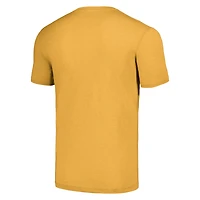T-shirt de réception Immaculate des Steelers Pittsburgh, hommage à Franco Harris Gold pour hommes