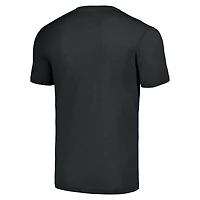 Men's Homage Jerome Bettis Charcoal Pittsburgh Steelers Caricature Retired Player Tri-Blend T-Shirt