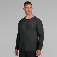 T-shirt à manches longues pour homme J. Palmer noir des Pittsburgh Steelers