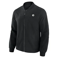 Veste légère à fermeture éclair intégrale J. Palmer Black Pittsburgh Steelers Cover-4 Tri-Blend pour homme