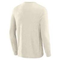 T-shirt à manches longues J. Palmer crème pour homme des Pittsburgh Steelers