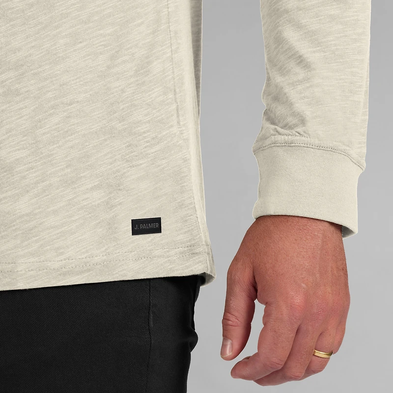 Men's J. Palmer Cream Pittsburgh Steelers In-The-Pocket Long Sleeve T-Shirt