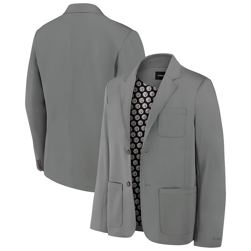 Blazer graphite J. Palmer pour homme des Steelers de Pittsburgh Man-In-Motion