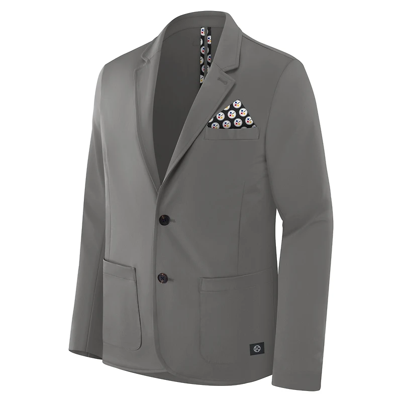 Blazer graphite J. Palmer pour homme des Pittsburgh Steelers
