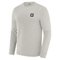 T-shirt à manches longues gris J. Palmer pour homme des Pittsburgh Steelers