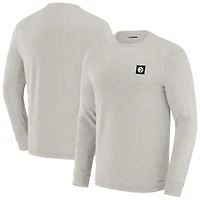 T-shirt à manches longues gris J. Palmer pour homme des Pittsburgh Steelers