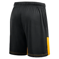 Men's Logo Athletic Black Pittsburgh Steelers Best of the Shorts