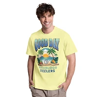 T-shirt Margaritaville jaune Pittsburgh Steelers pour homme