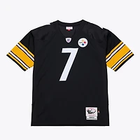 Men's Mitchell & Ness Ben Roethlisberger Black Pittsburgh Steelers 2004 Authentic Throwback Jersey